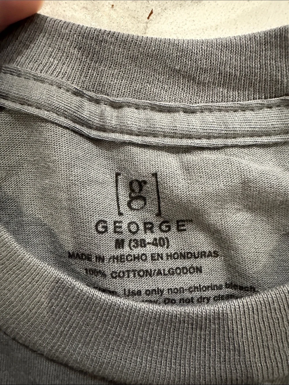 George 4 brand new Crew Neck Tees – Gray & Charcoal & black